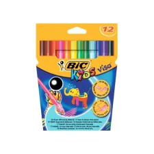 BIC® Kids Visacolor Stiften Niet-permanent 09 mm Assorti (pak 12 stuks) BIC® Kids Visacolor Stiften Niet-permanent 09 mm Assorti (pak 12 stuks)