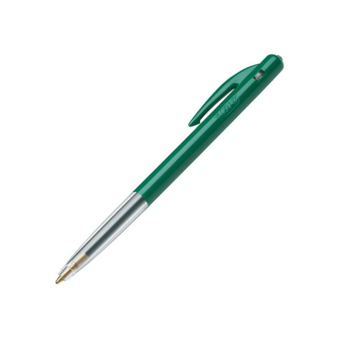 BIC® M10 Clic Balpen Medium Punt 1 mm Groen (doos 50 stuks) BIC® M10 Clic Balpen Medium Punt 1 mm Groen (doos 50 stuks)