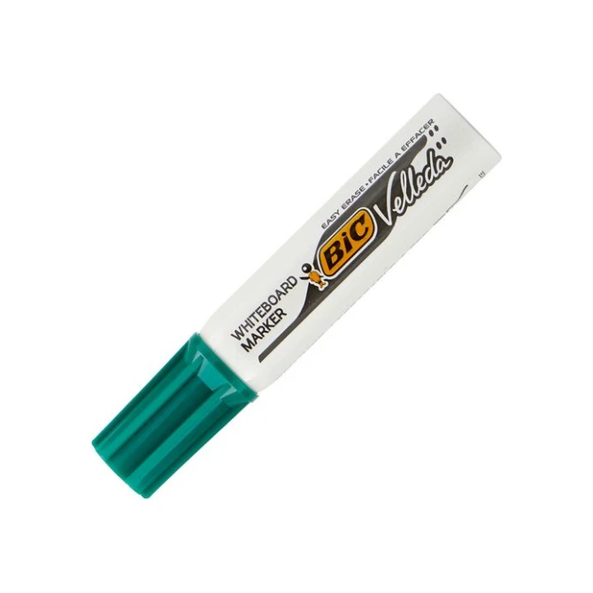 BIC® Velleda 1781 Whiteboardmarker Beitelvormige Punt 3 - 6 mm Groen (pak 12 stuks) BIC® Velleda 1781 Whiteboardmarker Beitelvormige Punt 3 - 6 mm Groen (pak 12 stuks)