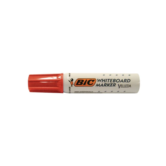 BIC® Velleda 1781 Whiteboardmarker Beitelvormige Punt 3 - 6 mm Rood (pak 12 stuks)
