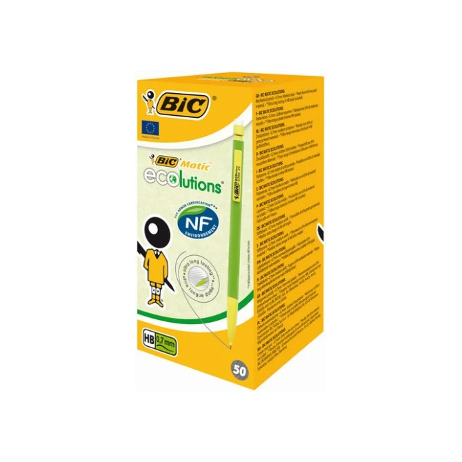 BIC® Vulpotlood Matic ECOlutions 07 mm HB (pak 50 stuks)