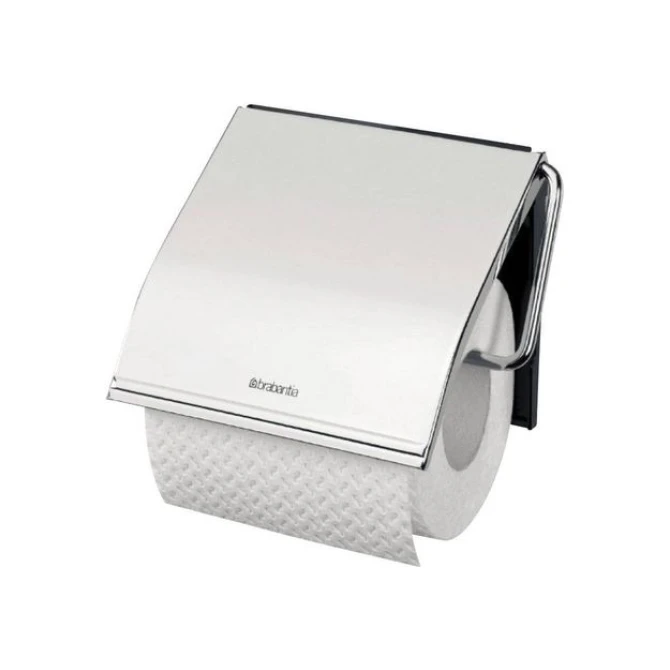 BRABANTIA Toiletrolhouder RVS afmeting h 123 x b 133 x d 17 cm BRABANTIA Toiletrolhouder RVS afmeting h 123 x b 133 x d 17 cm