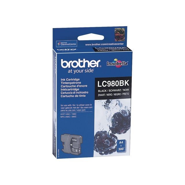 BROTHER Inkjet LC-980BK zwart