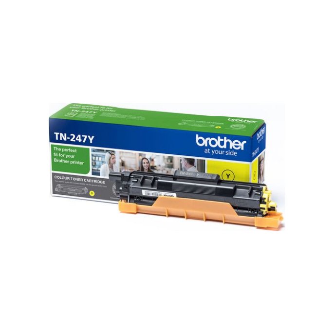 BROTHER TN-247Y Toner Hoog Rendement Geel BROTHER TN-247Y Toner Hoog Rendement Geel