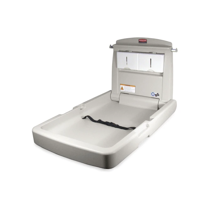 Babyverzorgingstafel verticaal platina Babyverzorgingstafel verticaal platina