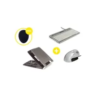 Bakker Elkhuizen Homeworking Essentials Plus US/EUR met gratis mousepad (doos 4 stuks)