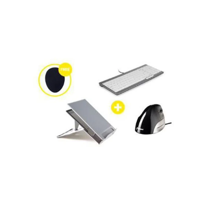 Bakker Elkhuizen Homeworking Premium Plus US/EUR met gratis mousepad (doos 4 stuks)