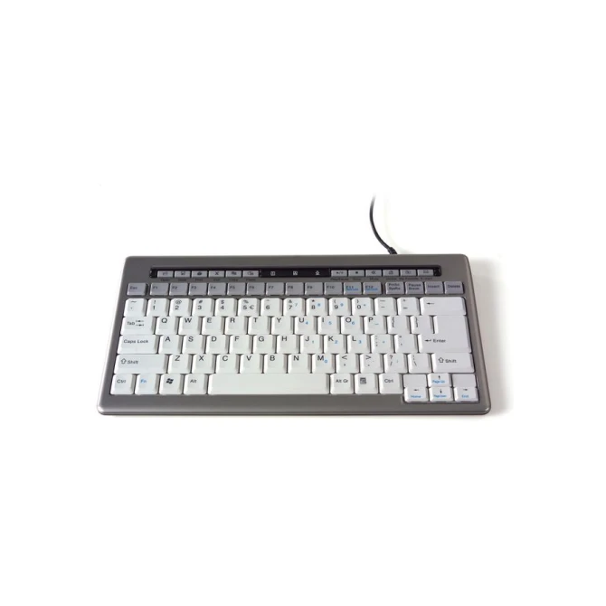 Bakker Elkhuizen S-Board 840 Compact Toetsenbord Bekabeld USB QWERTY Grijs/Wit