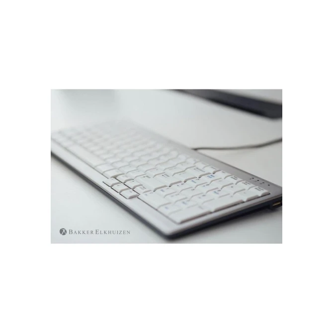 Bakker Elkhuizen Ultraboard 960 Toetsenbord Bekabeld USB AZERTY en numeriek Grijs Bakker Elkhuizen Ultraboard 960 Toetsenbord Bekabeld USB AZERTY en numeriek Grijs