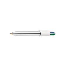 Balpen BIC 4-kleuren Shine zilver Balpen BIC 4-kleuren Shine zilver