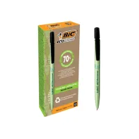 Balpen BIC Clic M bio based zwart/ds12 Balpen BIC Clic M bio based zwart/ds12