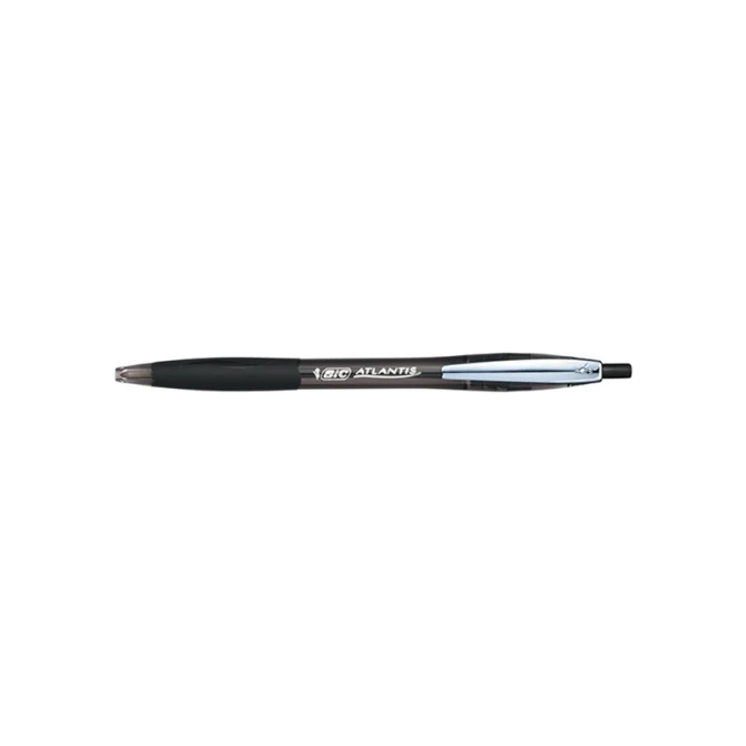 Balpen Bic Atlantis Soft M zwart