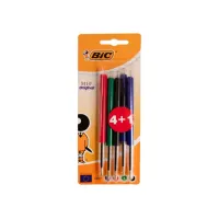 Balpen Bic M10 M assorti/blister 5