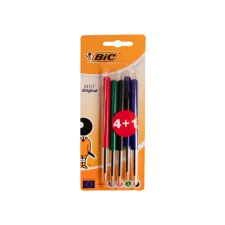 Balpen Bic M10 M assorti/blister 5 Balpen Bic M10 M assorti/blister 5