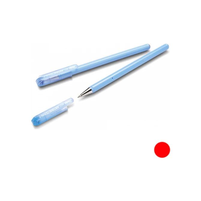 Balpen Pentel antibacterie rood (12 stuks)