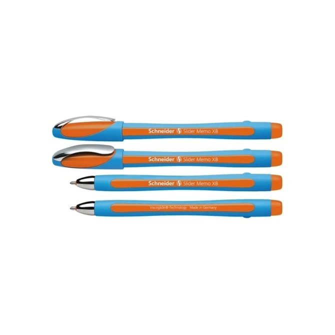 Balpen Schneider Memo XB oranje (10 stuks)