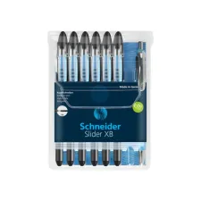 Balpen Slider Basic XB zwart/pk6+1 Balpen Slider Basic XB zwart/pk6+1