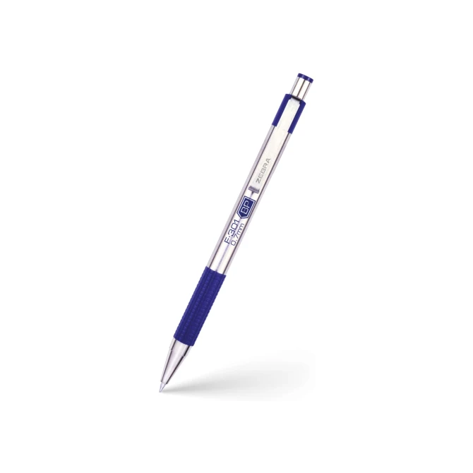 Balpen Zebra F301 0.7 blauw blauw Balpen Zebra F301 0.7 blauw blauw