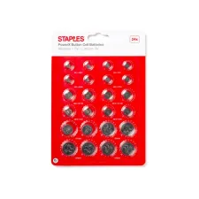 Staples PowerX Alkaline & Lithium Knoopcellen Assorti (1 blister x 24 knoopcellen)