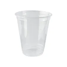 PAPSTAR Drinkbekers koude dranken. PLA ''pure'' 0.3 l Ø 9.5 cm 10.68 cm glashelder (pak 70 stuks)