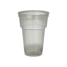 PAPSTAR Beker Papstar reusable 0.2L tr.grijs/p50