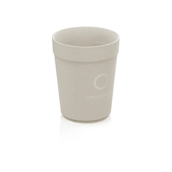 Beker herbruikbaar 300ml beige/ds4x24st