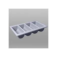 Bestekbak 4-delig 52x325cm grijs