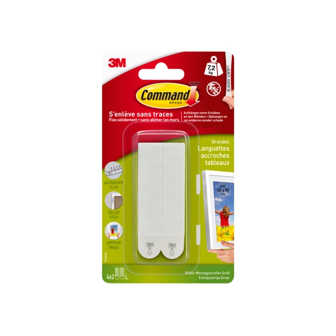 COMMAND Plaktrips dubbelzijdig 7.2KG (pak 8 stuks)