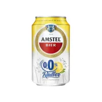 Amstel Radler Bier 0.0% Alcoholvrij 0.33 l (pak 24 stuks) Amstel Radler Bier 0.0% Alcoholvrij 0.33 l (pak 24 stuks)