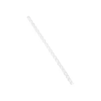 Bindrug 10 mm 21 ringen Wit (pak 100 stuks) Bindrug 10 mm 21 ringen Wit (pak 100 stuks)