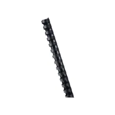 Bindrug 19 mm 21 ringen Zwart (pak 100 stuks) Bindrug 19 mm 21 ringen Zwart (pak 100 stuks)