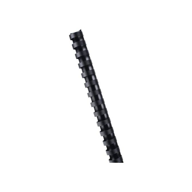 Bindrug 19 mm 21 ringen Zwart (pak 100 stuks) Bindrug 19 mm 21 ringen Zwart (pak 100 stuks)