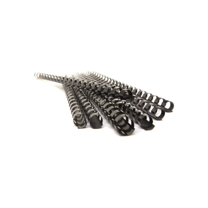 Bindrug 25 mm 21 ringen Zwart (pak 50 stuks)
