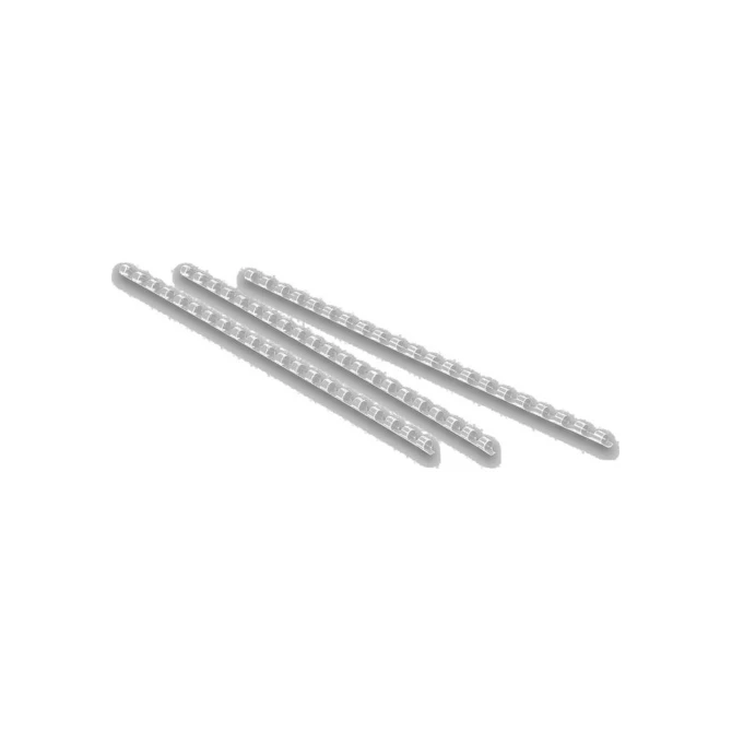 Bindrug plastic 19 mm wit (pak 50 stuks) Bindrug plastic 19 mm wit (pak 50 stuks)