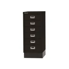 BISLEY A3 Ladekast met 6 Laden met Sokkel 670 x 349 x 432 mm Zwart BISLEY A3 Ladekast met 6 Laden met Sokkel 670 x 349 x 432 mm Zwart