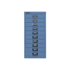 BISLEY A4 Ladekast met 10 Laden 590 x 279 x 380 mm Blauw BISLEY A4 Ladekast met 10 Laden 590 x 279 x 380 mm Blauw
