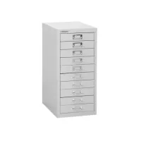 BISLEY A4 Ladekast met 10 Laden 590 x 279 x 380 mm Grijs BISLEY A4 Ladekast met 10 Laden 590 x 279 x 380 mm Grijs