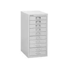 BISLEY A4 Ladekast met 10 Laden 590 x 279 x 380 mm Grijs BISLEY A4 Ladekast met 10 Laden 590 x 279 x 380 mm Grijs