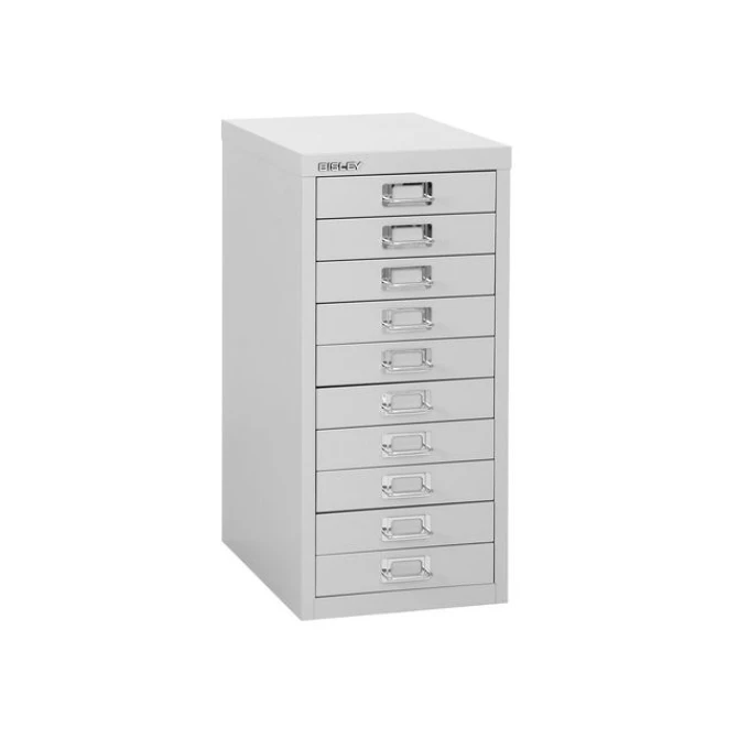 BISLEY A4 Ladekast met 10 Laden 590 x 279 x 380 mm Grijs BISLEY A4 Ladekast met 10 Laden 590 x 279 x 380 mm Grijs