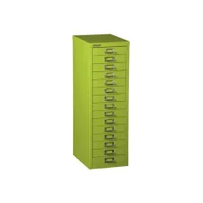 BISLEY A4 Ladekast met 15 Laden 860 x 279 x 380 mm Groen BISLEY A4 Ladekast met 15 Laden 860 x 279 x 380 mm Groen