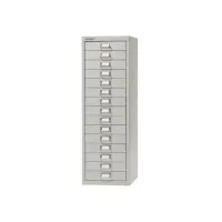 BISLEY A4 Ladekast met 15 Laden 860 x 279 x 380 mm Lichtgrijs BISLEY A4 Ladekast met 15 Laden 860 x 279 x 380 mm Lichtgrijs