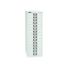 BISLEY A4 Ladekast met 15 Laden 860 x 279 x 380 mm Wit