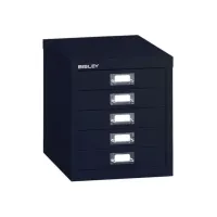 BISLEY A4 Ladekast met 5 Laden 325 x 279 x 380 mm Zwart BISLEY A4 Ladekast met 5 Laden 325 x 279 x 380 mm Zwart