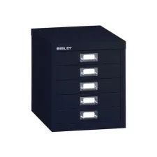 BISLEY A4 Ladekast met 5 Laden 325 x 279 x 380 mm Zwart