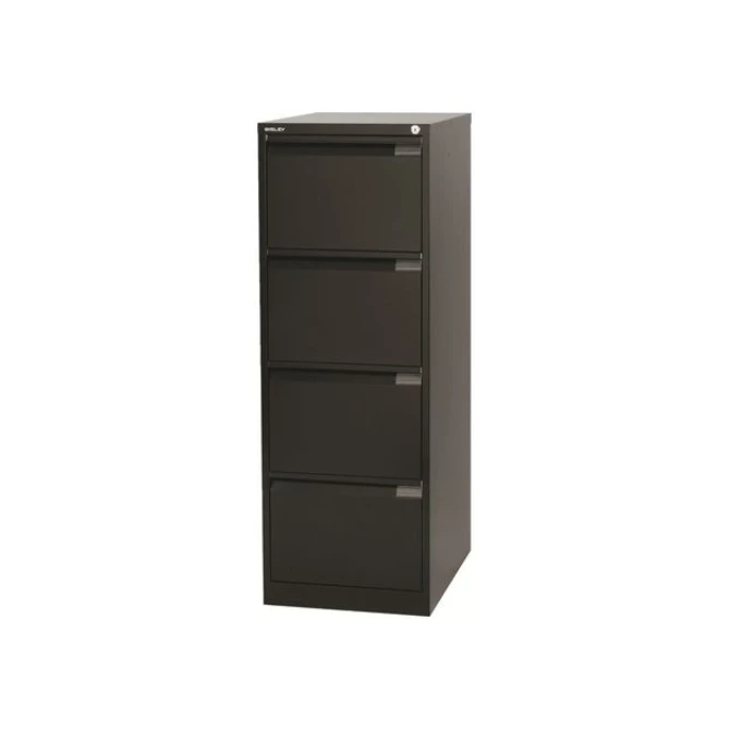 BISLEY BS1643 Hangmappenkast A4 4 Laden Zwart BISLEY BS1643 Hangmappenkast A4 4 Laden Zwart
