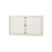 BISLEY Basic Roldeurkast 1 Legbord 695 x 120 x 43 cm Wit