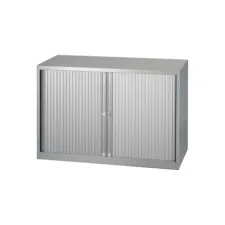 BISLEY Basic Roldeurkast 1 Legbord 70 x 100 x 43 cm Grijs BISLEY Basic Roldeurkast 1 Legbord 70 x 100 x 43 cm Grijs