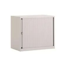 BISLEY Basic Roldeurkast 1 Legbord 70 x 80 x 43 cm Wit