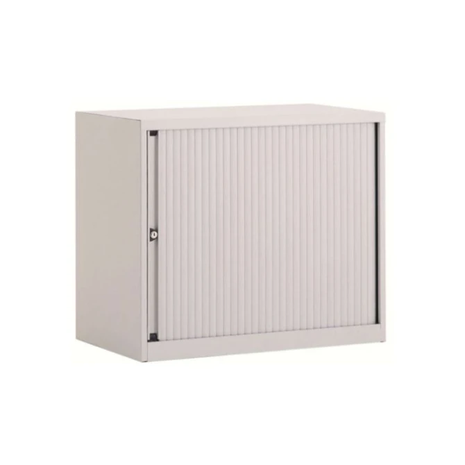 BISLEY Basic Roldeurkast 1 Legbord 70 x 80 x 43 cm Wit