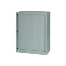 BISLEY Basic Roldeurkast 2 Legborden 103 x 80 x 43 cm Wit